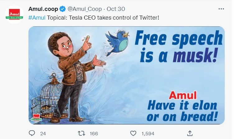 amul marketing strategy - twitter