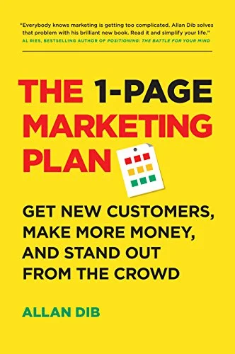 digital marketing books - The 1-Page Marketing Plan