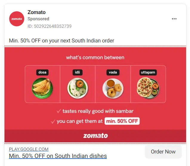 zomato marketing strategy display ads