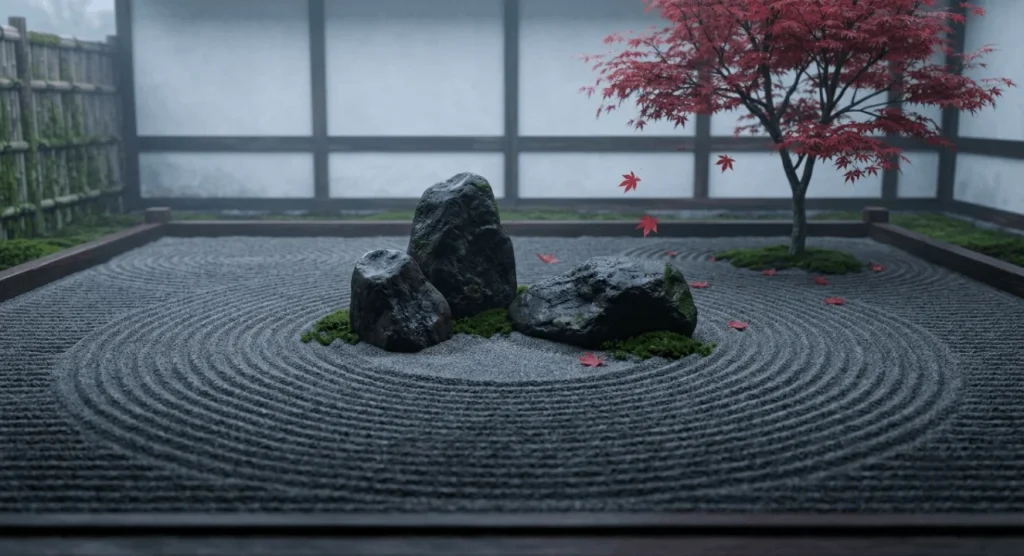 Minimalist Zen Garden AI Image Prompt