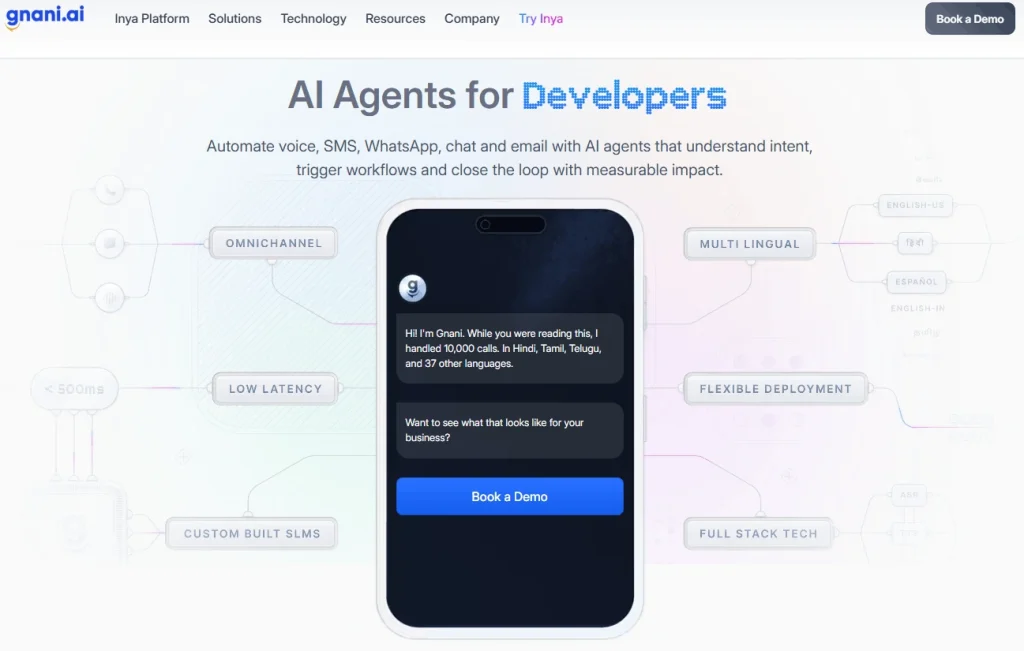 Gnani.ai is Best Text to Speech AI Tools for Vernacular Precision in Tier-2 and Tier-3 Markets