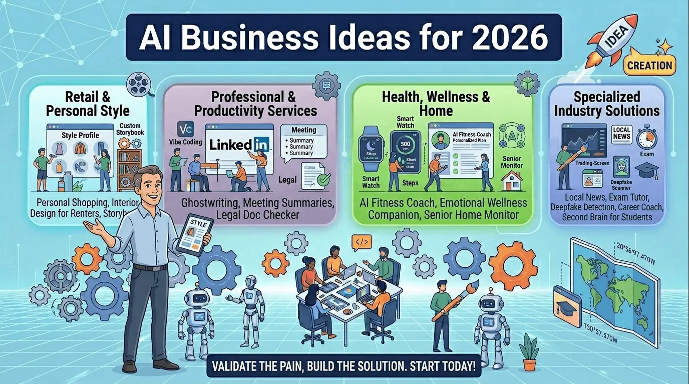 Best AI Business Ideas for 2026