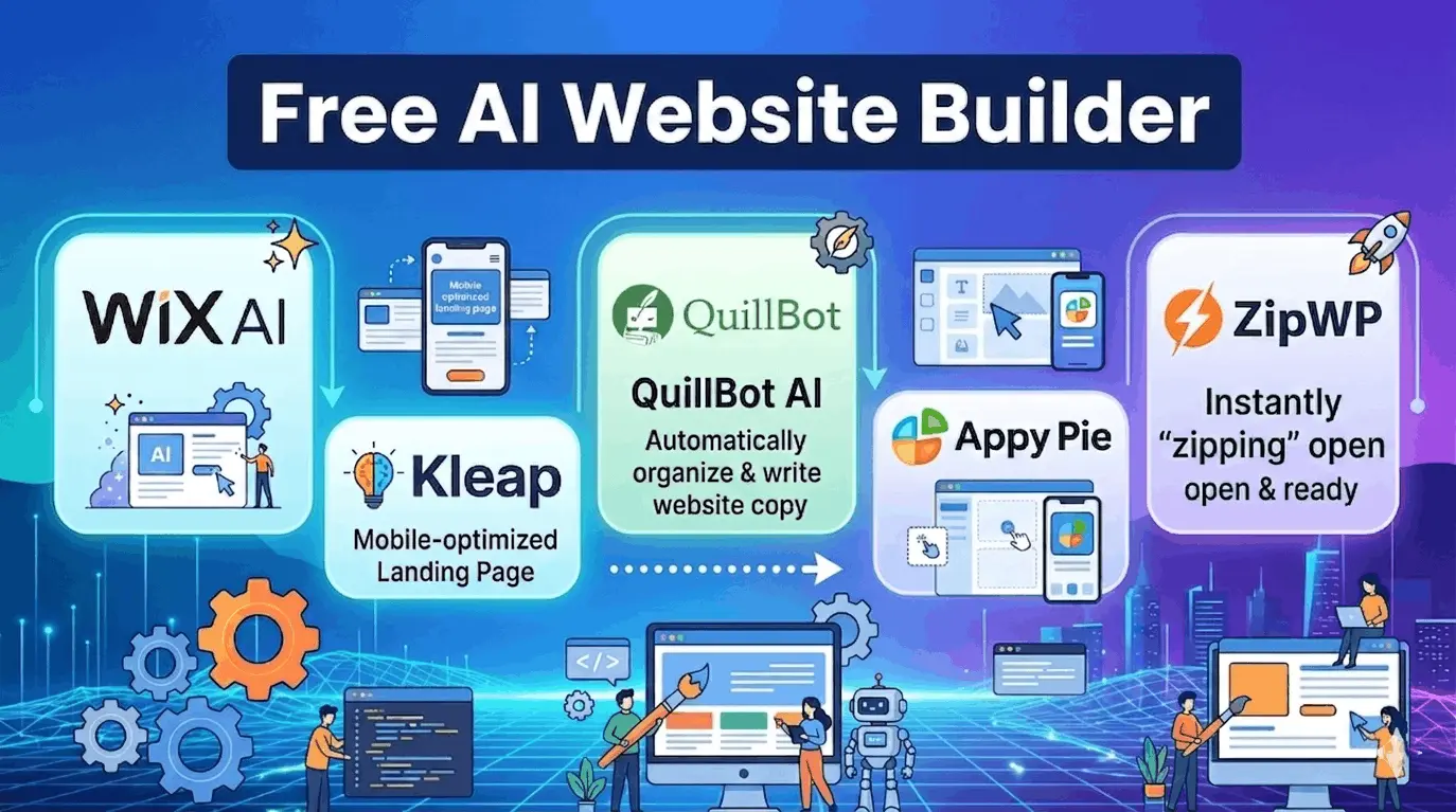 Top Free AI Website Builder Tool 2026