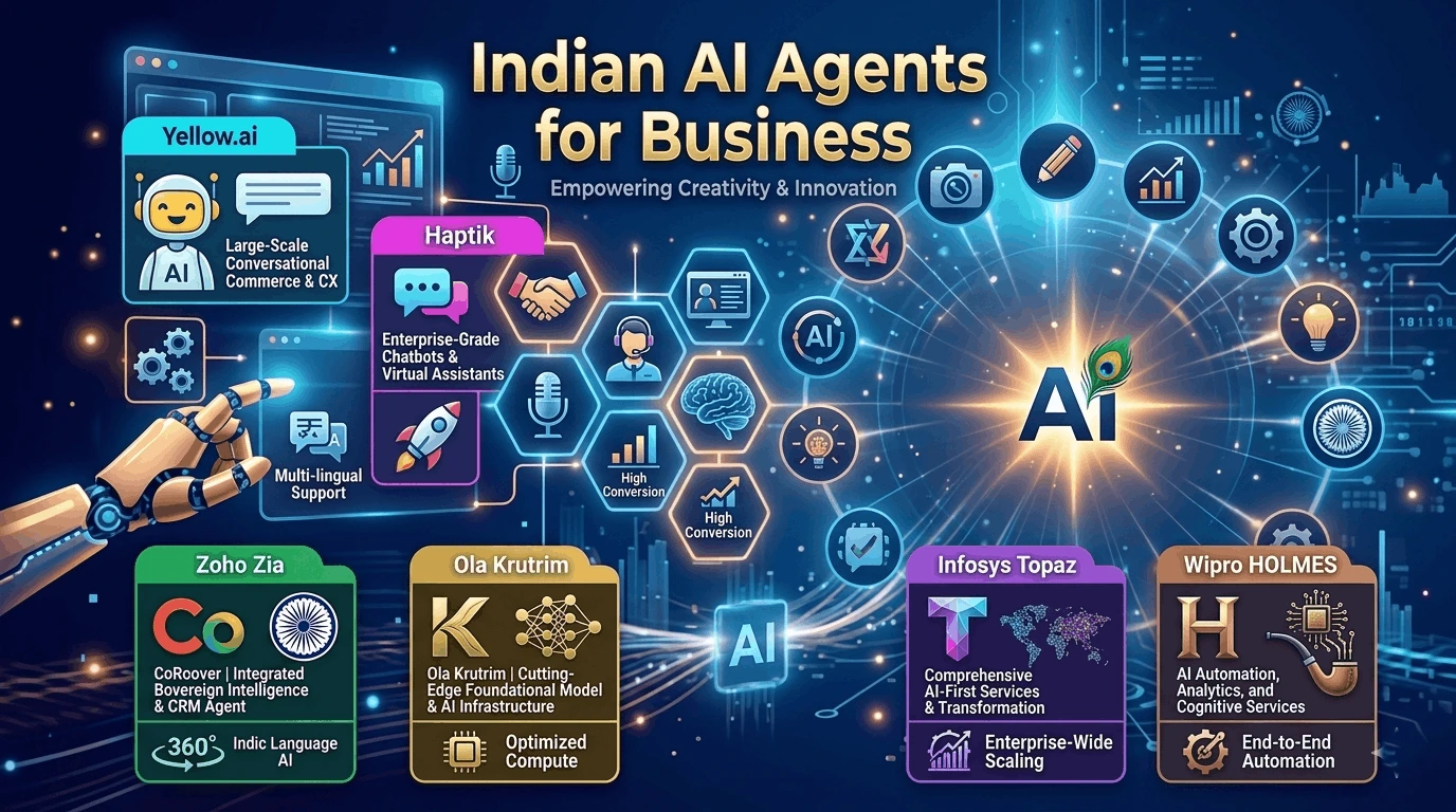 Top 10 Indian AI Agent for Business