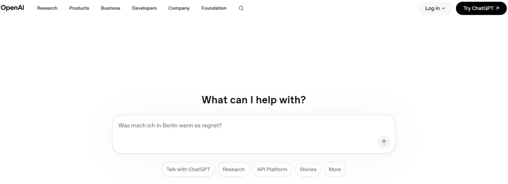 ChatGPT by OpenAI