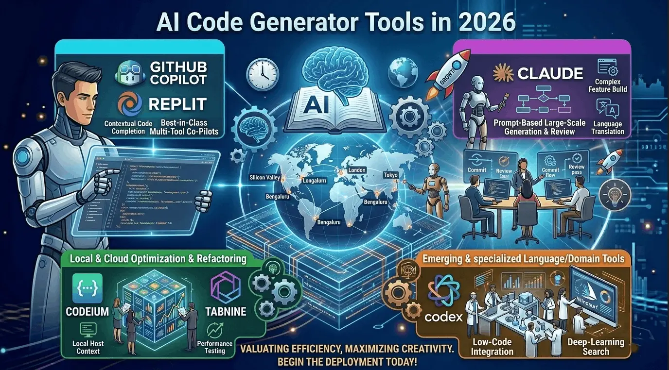 Top 10 AI Code Generator Tools in 2026