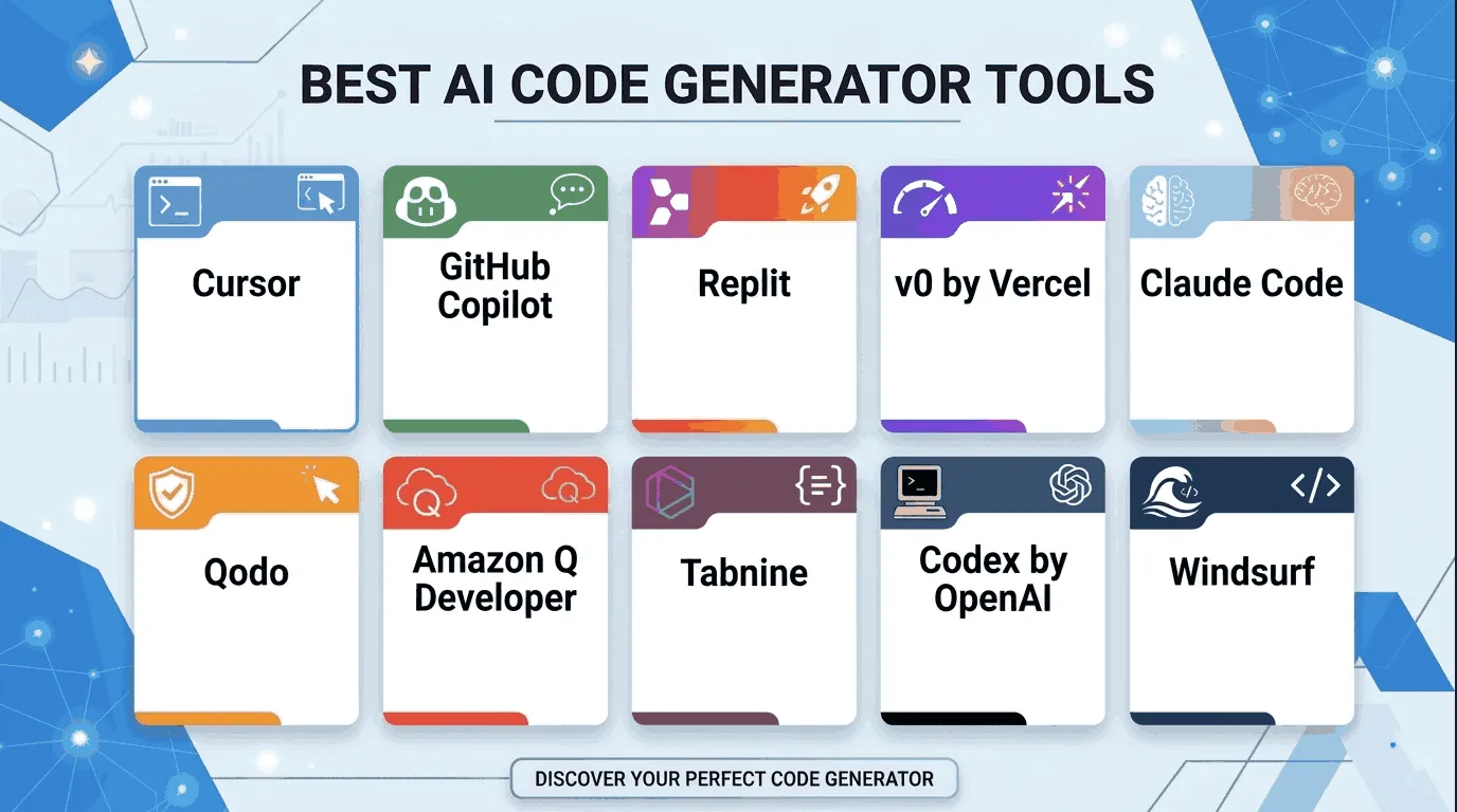 10 Best AI Code Generator Tools